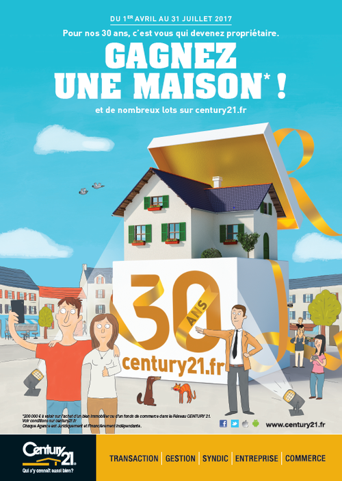 30 ans Century 21 Gagner une Maison