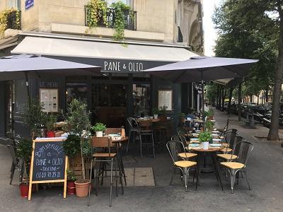Terrasse Pane&Olio paris 16