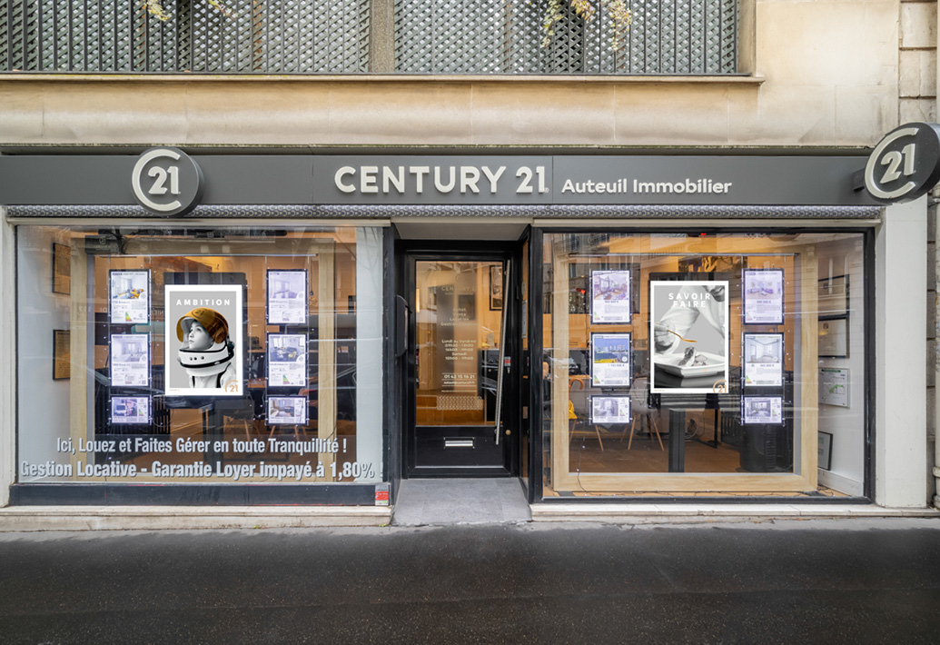 Agence immobilière CENTURY 21 Auteuil Immobilier, 75016 PARIS