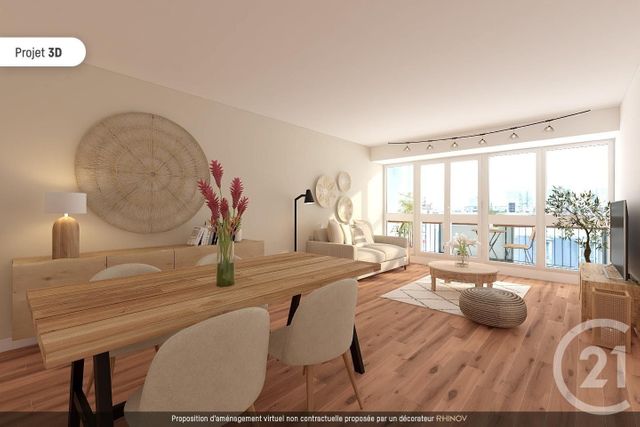 Appartement F3 à vendre - 3 pièces - 85.9 m2 - PARIS - 75015 - ILE-DE-FRANCE - Century 21 Auteuil Immobilier
