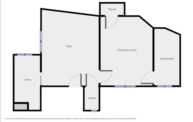 Appartement F2 à vendre - 2 pièces - 44.21 m2 - PARIS - 75016 - ILE-DE-FRANCE - Century 21 Auteuil Immobilier