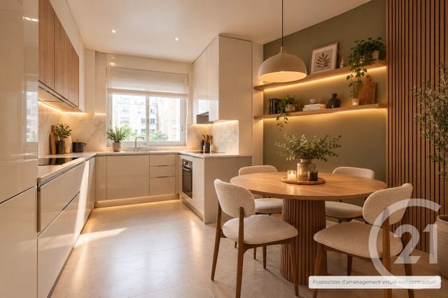 Appartement F3 à vendre - 3 pièces - 91.07 m2 - PARIS - 75016 - ILE-DE-FRANCE - Century 21 Auteuil Immobilier
