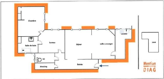 Appartement F3 à louer - 3 pièces - 55.24 m2 - PARIS - 75007 - ILE-DE-FRANCE - Century 21 Auteuil Immobilier